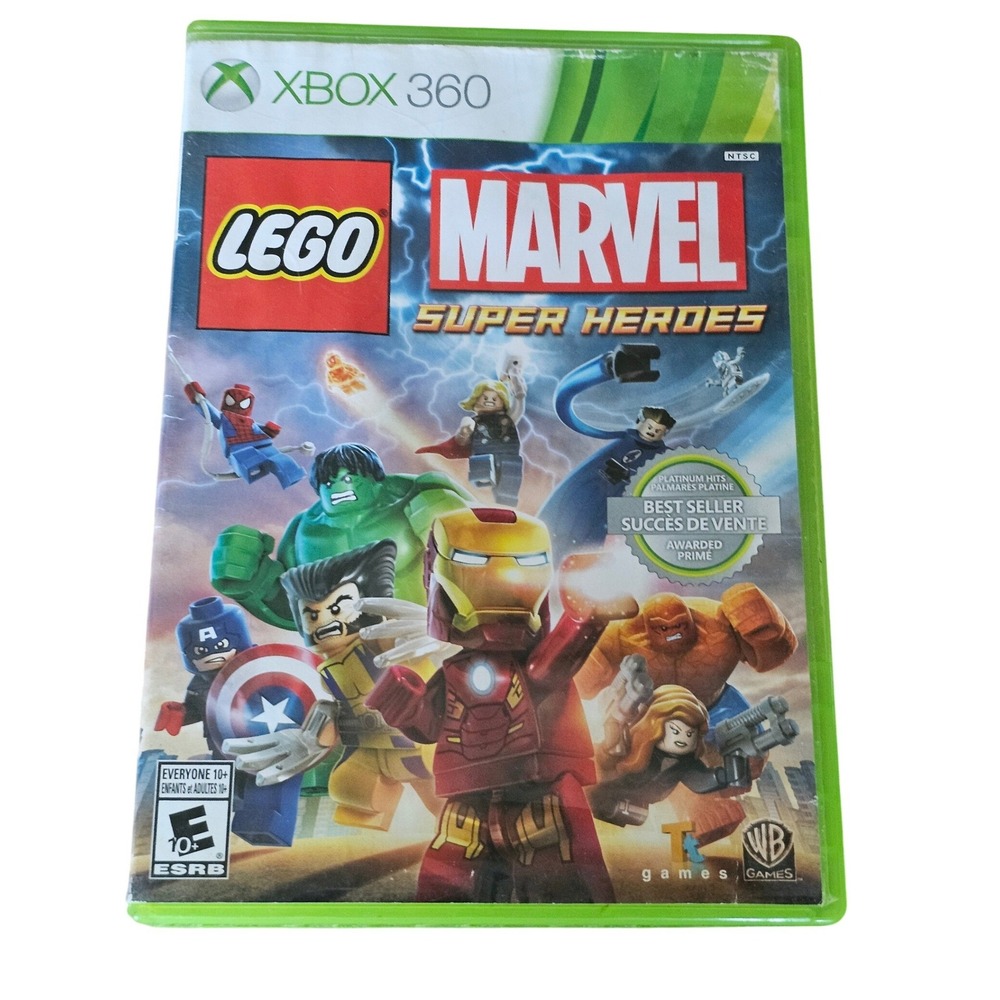 LEGO Marvel Super‎ Heroes Xbox 360 Platinum Hits Action Adventure Game NTSC